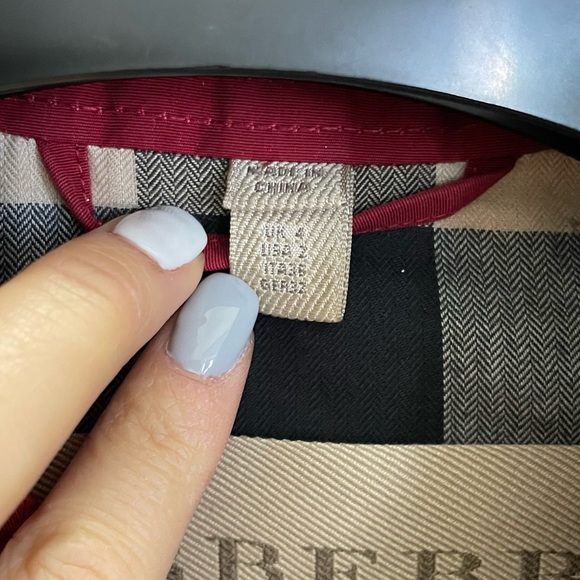BURBERRY BRIT SIZE 2 TRENCHCOAT - Picture 10 of 12